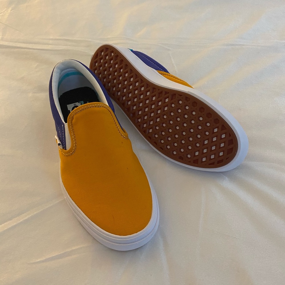 BRAND NEW Colorbock Slip on Vans